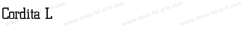 Cordita Light字体转换